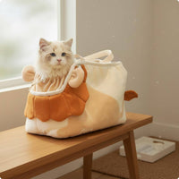 Cat Carrier Bag Shoulder Pet Carrier Fastener Opening Feline Carrying Shoulder Bag for Kitten Owners