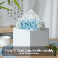 Ancient Design Bridal Headpiece Authentic Oriental Elegance Chinese Design Hair Crown Traditional Attire Hair Adornment