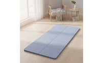 Portable Foldable Exercise Mat Easy to Store Exercise Mat with Storage Bag Textured Shock-Absorbing for Students, Home Gym