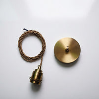Ceiling Light and Pendant Light Fitting with Switch, Brass Ceiling Pendant Light Fitting, Dining Room Lights Ceiling Hanging Lights, 220V E27