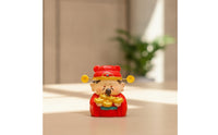 Painted Resin Figurine Spiritual Deity Figurine with Accessories Miniature Deity Statue Colorful Compact for Collectors, Desk