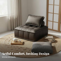 Tofu Cube Seat Combinable Design Connectable Seating Space Saving Floor Sofa for Apartment Dwellers, Young Adults, Bedroom, Lounge Area