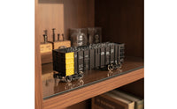 Precision Graphics Gondola Car with Mineral Load Highly Detailed Mineral Car Fully Assembled Rolling Stock Industrial for Display