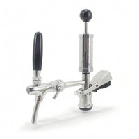 Rate-Control-Regulating Beer Dispenser with Pump Chrome-Plated Keg Tap with Faucet Heavy-Duty Hardware for Homebrewers