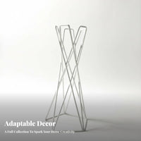 Desktop Size coiled Metal Holder Stable Base Air Plant Display small-sized House Decoration Minimalist Design for Home Decorators, Office Workers, desktop surface, Living Room, Shelf, shelf