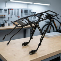 Two-Wheeler Rear Rack Aluminum Alloy Rear Bike Rack Heavy-Duty for Commuters, Mountain Bikes
