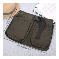 Multi-Compartment Fanny Pack Lightweight Multi-Compartment Waist Apron Wear-Resistant Utility Organizer Belt for Journeyers, Photographers, Travel