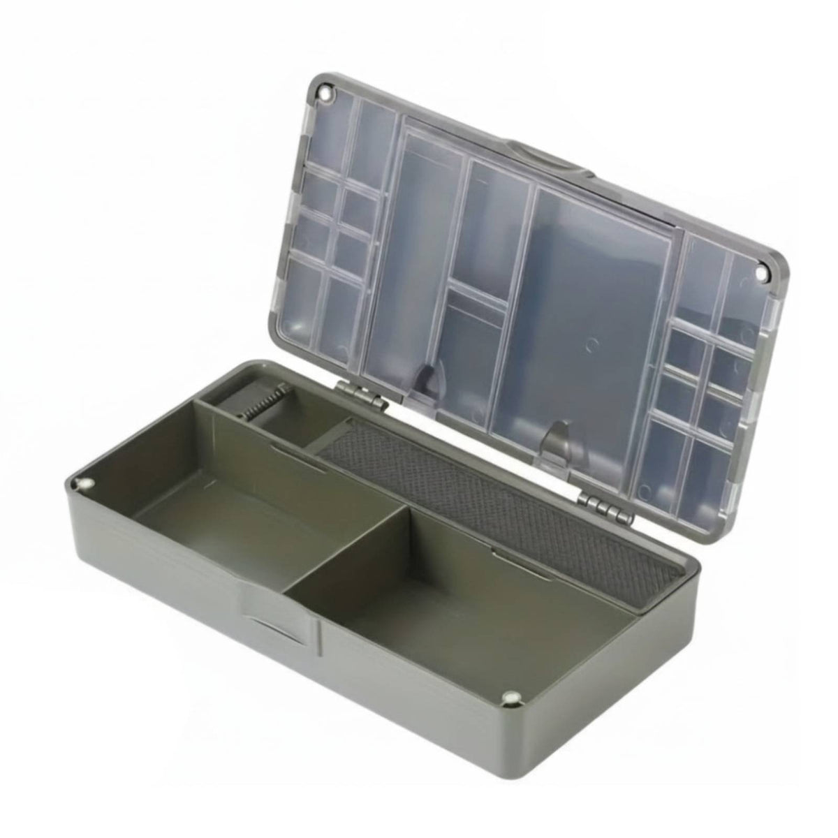 Fishing Tackle Storage Box Compartmented Fishing Tackle Box Compact for Anglers, Travel Kit