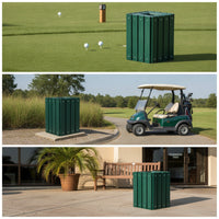 Outdoor Golf Club Washer with Brush Slatted Golf Club Washer Low-Maintenance Long-Lasting for Clubhouse