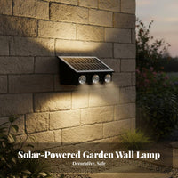 Solar Wall Light up down Solar Light Waterproof Dusk to Nightfall Wall Sconce for Homeowners, DIY Enthusiasts, Patio, Backyard, Porch