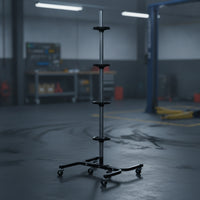 Tire Storage Rack with Wheels Heavy-Duty 4-Tier Tire Tree for Vehicle Proprietors, Garage