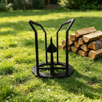 Open-Frame Manual Wood Splitter Portable Firewood Splitter Effective Tool Heavy-Duty for Campers, Camping