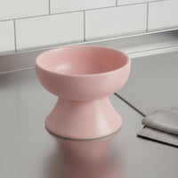 Japanese Design Ceramic Cat Food Dish Sturdy Base Ceramic Pet Dish Easy to Clean Elevated Feeding Station Lead and Cadmium without for Cats