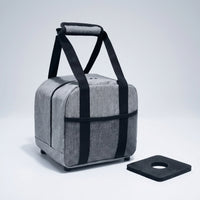 Bowling Sphere Bag with Foam Insert Secure Bowling Bag with Shoulder Strap Compact for Bowlers, League Night