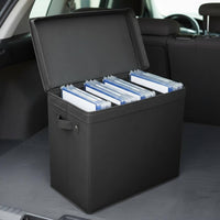 Comic Book Storage Box Foldable Lockable Divider Box Heavy-Duty Comic Storage Bin for Auto, Travel