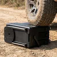 Multi-functional Tackle Box Seatable Fishing Gear Storage Bucket Mouth Black 500kg Load Capacity Anti-shake