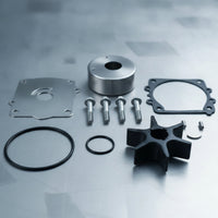 Outboard Water Pump Repair Kit 115/130HP 6N6-W0078-00 Compatible Water Pump Impeller Repair Kit Stainless Steel for Boat Owners