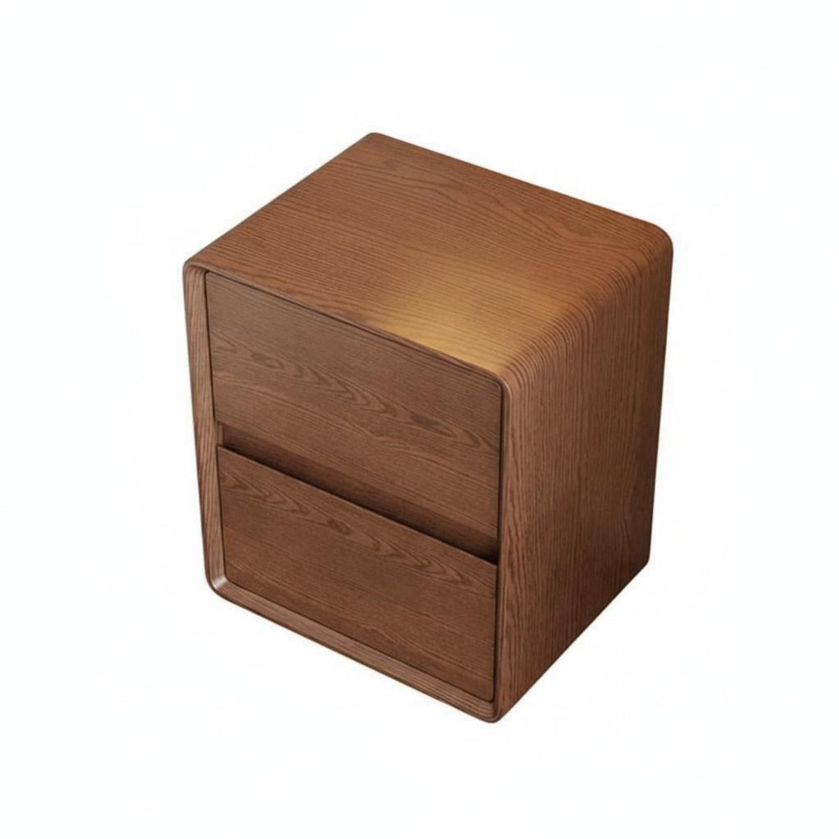 Minimalist aesthetic and Curved Single-Drawer Cabinet Space-Saving Nightstand adaptable Use Bedside Table Spacious Storage for homeowners, Renters, Families, Guest Room, Hallway, inactiveice, Nursery