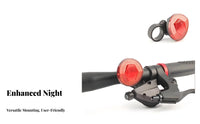 Night Riding Safety Handlebar Reflector Highly Reflective Two-Wheeler Reflector High Visibility for Commuters, Commuting