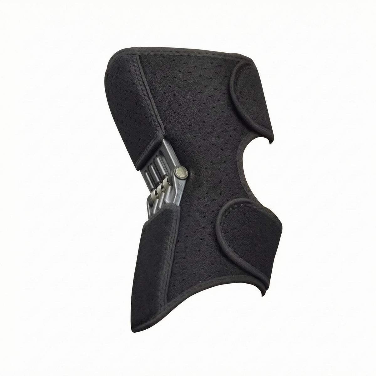 Perforated Knee Support Brace Contoured Wraparound Knee Brace Hook-and-Loop Sports Gear for Everyday Activity
