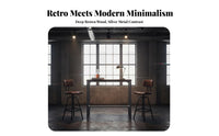 Narrow sofa table Bar Table Set utilitarian Design Pub Furniture Modern aesthetic and appearance Household Furnishing for partners, Small areas, Living Room, morning meal corner