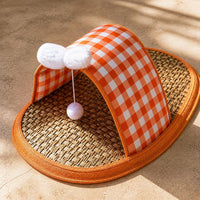 Summer Pet Cooling Mat for Dogs and Cats, Rattan Weave Ice Pad for Kennels and Beds
