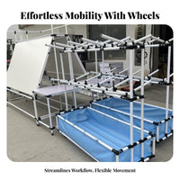 Harness Turnover Cart Anti-Static Tabletop Ready for Assembly Line