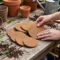 Coconut Fiber Pot Bottom Mesh Pads for Drainage and Soil Retention
