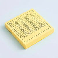 Homework Sticky Notes with Attendance Grid for Students, Classroom Organization Subject Assignment Logging Notepad, 100 Sheets