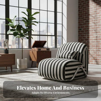Retro Design cylindrical Frame Accent Chair Mid-20th CenturyMid-20th Century-1900s Modern aesthetic Single Sofa Barrel-Shaped Backrest Lounge Seating Sturdy Construction for Adults, Readers, Small Apartment, Bedroom, Reception Area