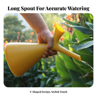 Long Spout Watering Can Lightweight Houseplant Watering Jug Branch Shaped Waterer Leakproof Gardening Supply Single-Piece