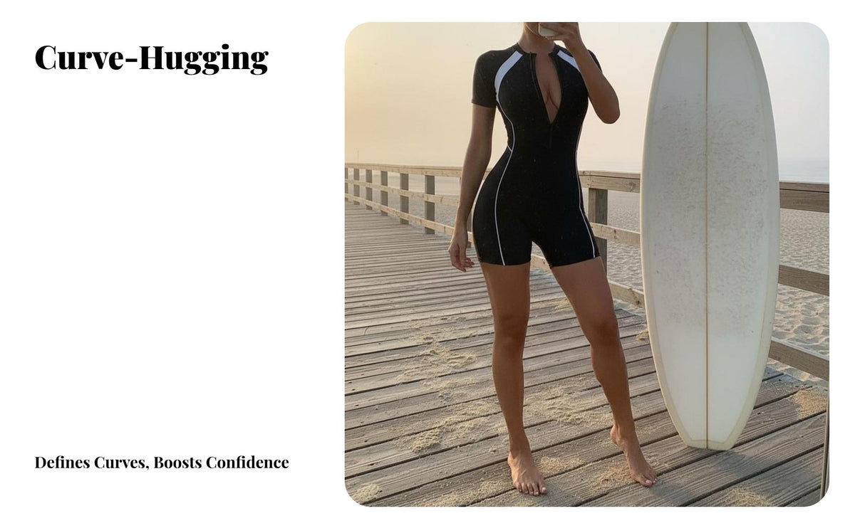 Zip Front Wave Ing Swimsuit Quick Dry Short Sleeve Single-Piece Sun Protection Shirt Short Sleeve Zip up Swimsuit Breathable