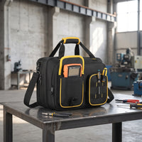 Laptop Tool Bag Heavy Duty Tool Bag with Laptop Sleeve Durable for Electricians