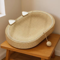 Oval Cat Scratcher Nest Oval Cat Scratcher Bed Scratch Resistant Pet Supplies