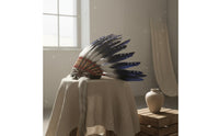 Feather Headdress Feathers Traditional Featherwork Tribal Design Bonnet Handmade Tribal Chief Headpiece for Entertainers, Cosplayers, Festivals