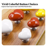 Long Nail-Friendly Heart-Shaped Flush Presser Easy to press Heart-Shaped Flush helper Universal Fit Toilet Accessory With Suction holder for Women, property owners, Restroom