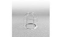 Bulb Shock Barrier Resistant Bulb Protector Heavy-Duty Wire Cage Lamp Protector for Workshop, Warehouse, Basement