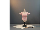 Doll T-Shirt Short Sleeve Action Figure T-Shirt Scoop Neck