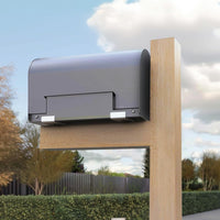 2 Pieces Mailbox Mounting Bracket Aluminum Mailbox Bracket with Screws Hardware Heavy-Duty Universal for Outdoor