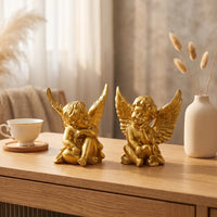 Angel Statue  Resin Sculpture Indoor Figurine for Desk