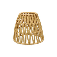 Paper Rope Lampshade Handmade Woven Lampshade Handwoven Woven Lamp Shade for Homestays, Cafes, Restaurants