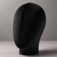 Mannequin Head with Stand Textile-coveredCovered Mannequin Head Hat Display Stand Upright Freestanding for Retailers