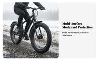 20 Inch Wide Bike Mudguards Weather-Resistant Protection 20 Inch Wide Tire Mudguard Winter Bike Mudguard Set Sturdy