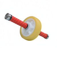 Core Roller Wheel Metal Handles Ab Exercise Wheel Silver End Cap for Indoor