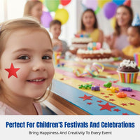 Celestial Sparkle Face Stickers, Children's Carnival Makeup Patch, Forehead & Eye Decoration, Stage Theme, Random Mixed Hues