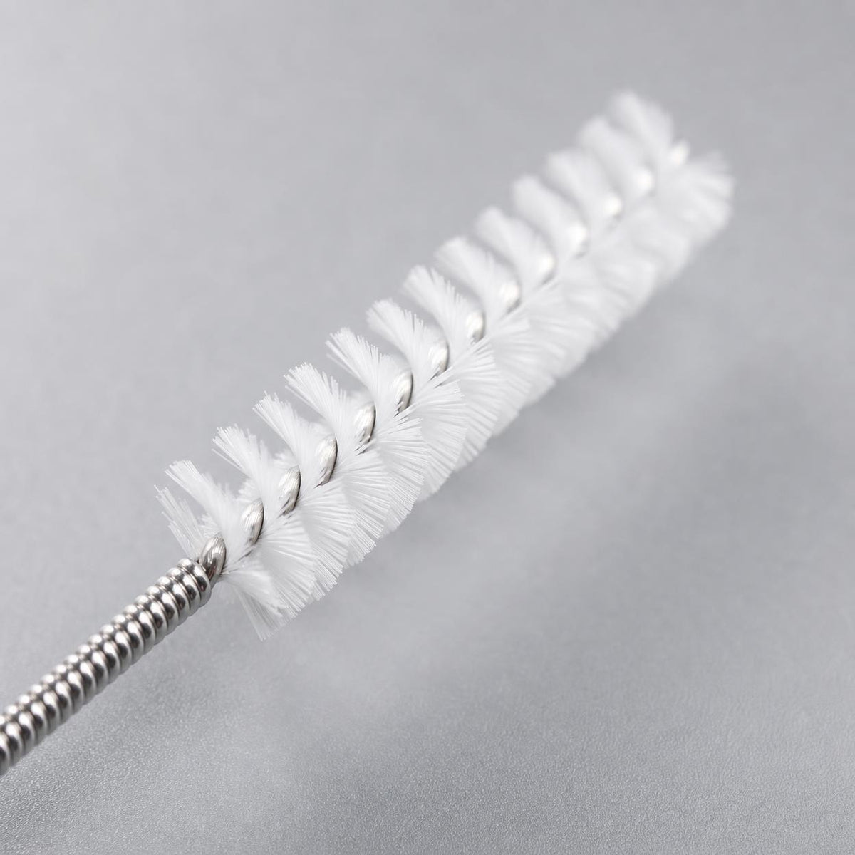 Stainless Steel Spring Brush for Refrigerator Fish Tank Drain Pipe Cleaning, Powerful Dredging Brush