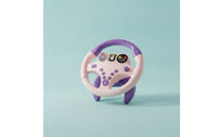 Steering Wheel Toy with 360-Degree baseDegree Rotating Simulated Driving Steering Wheel Realistic for Young Children, Kids, Travel, Playroom
