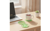 3 Pieces Circular Propagation Covers with Cutouts Flat Cutting Supports for Gardeners