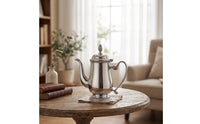 Coffee Pot with Lid Stainless Steel Timeless Coffee Pot Elegant Carafe with Lid for Tabletop Display