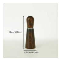Rust-Resistant Espresso Distribution Tool with Stand Compact WDT Tool with Wooden Handle Upright Coffee Needle Distributor Even for Home Baristas